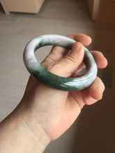 Load image into Gallery viewer, 58mm Certified 100% natural Type A dark green/purple Emerald Vale jadeite jade bangle PB93-8997
