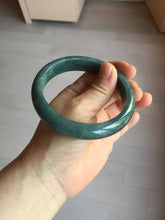 Load image into Gallery viewer, 62mm Certified Type A 100% Natural dark green/blue/gray/black Guatemala Jadeite jade bangle AY90-5766
