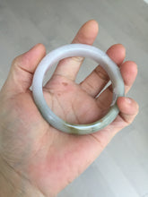 Load image into Gallery viewer, 57mm certified Type A 100% Natural dark green purple white Jadeite Jade bangle Y157-3002
