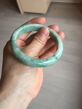 Load image into Gallery viewer, 56mm 100% natural type A sunny green jadeite jade bangle BM97
