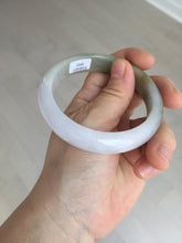 Load image into Gallery viewer, 57mm certified Type A 100% Natural dark green purple white Jadeite Jade bangle Y157-3002
