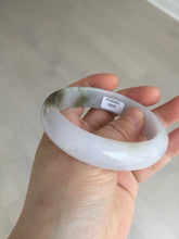 Load image into Gallery viewer, 57.5mm certified Type A 100% Natural dark green purple white Jadeite Jade bangle Y156-3005
