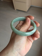 Load image into Gallery viewer, 58.4mm certificated Type A 100% Natural dark green Jadeite Jade bangle AJ75-8581
