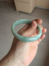 Load image into Gallery viewer, 58.4mm certificated Type A 100% Natural dark green Jadeite Jade bangle AJ75-8581
