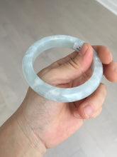 Load image into Gallery viewer, 55mm 100% natural type A icy watery light green yellow jadeite jade bangle Y155-5249
