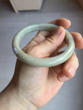Load image into Gallery viewer, 57.5mm Certified Type A 100% Natural light green gray brown jadeite Jade bangle PD169-6318
