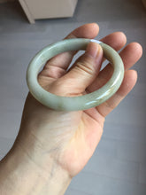 Load image into Gallery viewer, 57.5mm Certified Type A 100% Natural light green gray brown jadeite Jade bangle PD169-6318
