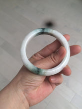 Load image into Gallery viewer, 59mm Certified 100% natural Type A green/white jadeite jade bangle AX99-4384
