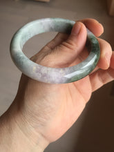 Load image into Gallery viewer, 55.5mm Certified 100% natural Type A dark green/purple Emerald Vale jadeite jade bangle PB94-8988
