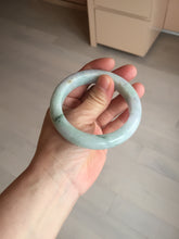 Load image into Gallery viewer, 55.9mm 100% natural Type A green/purple/yellow(FU LU SHOU) chubby jadeite jade bangle BK43-0751
