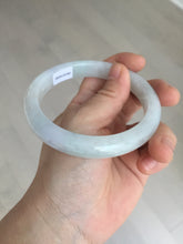 Load image into Gallery viewer, 62.3mm Certified Type A 100% Natural icy watery light green white purple Jadeite bangle Q137-2882
