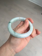 Load image into Gallery viewer, 55.9mm 100% natural Type A green/purple/yellow(FU LU SHOU) chubby jadeite jade bangle BK43-0751
