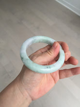 Load image into Gallery viewer, 55.9mm 100% natural Type A green/purple/yellow(FU LU SHOU) chubby jadeite jade bangle BK43-0751
