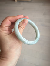 Load image into Gallery viewer, 56.4 mm certificated Type A 100% Natural light green Jadeite Jade bangle BK44-7848
