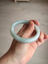 Load image into Gallery viewer, 56.4 mm certificated Type A 100% Natural light green Jadeite Jade bangle BK44-7848
