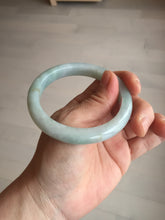 Load image into Gallery viewer, 56.4 mm certificated Type A 100% Natural light green Jadeite Jade bangle BK44-7848
