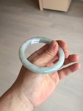 Load image into Gallery viewer, 56.4 mm certificated Type A 100% Natural light green Jadeite Jade bangle BK44-7848
