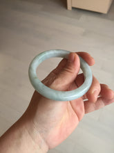 Load image into Gallery viewer, 56.4 mm certificated Type A 100% Natural light green Jadeite Jade bangle BK44-7848
