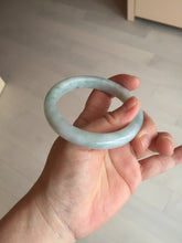 Load image into Gallery viewer, 56.4 mm certificated Type A 100% Natural light green Jadeite Jade bangle BK44-7848
