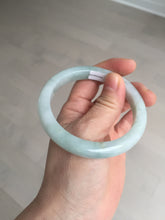 Load image into Gallery viewer, 56.4 mm certificated Type A 100% Natural light green Jadeite Jade bangle BK44-7848
