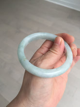 Load image into Gallery viewer, 56.4 mm certificated Type A 100% Natural light green Jadeite Jade bangle BK44-7848
