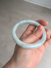 Load image into Gallery viewer, 56.4 mm certificated Type A 100% Natural light green Jadeite Jade bangle BK44-7848
