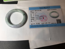 Load image into Gallery viewer, 55.9mm 100% natural Type A green/purple/yellow(FU LU SHOU) chubby jadeite jade bangle BK43-0751
