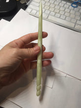 Load image into Gallery viewer, 19.5cm 100% Natural light green yellow white Xiu Jade Serpentine hairpin AW12
