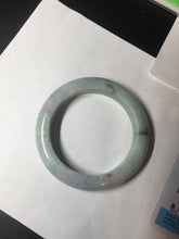 Load image into Gallery viewer, 55.9mm 100% natural Type A green/purple/yellow(FU LU SHOU) chubby jadeite jade bangle BK43-0751
