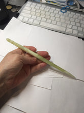 Load image into Gallery viewer, 19.5cm 100% Natural light green yellow white Xiu Jade Serpentine hairpin AW12
