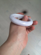 Load image into Gallery viewer, 54mm Certified 100% natural Type A olive green/white/purple jadeite jade bangle AX96-5190
