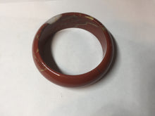 Load image into Gallery viewer, 58mm 100% natural red jasper stone(红碧玉,鸡血石) bangle SY100
