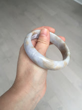 Load image into Gallery viewer, 59mm Certified Type A 100% Natural light purple yellow jadeite jade bangle BM100-4475
