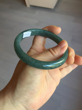 Load image into Gallery viewer, 59.9mm Certified Type A 100% Natural dark green/blue/gray/black Guatemala Jadeite jade bangle AY89-5760
