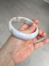 Load image into Gallery viewer, 59mm Certified Type A 100% Natural light purple yellow jadeite jade bangle BM100-4475
