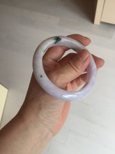 Load image into Gallery viewer, SOld! pleae don&#39;t order. Thanks. 55mm certified 100% natural type A sunny green/purple jadeite jade bangle BN86-8721
