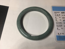 Load image into Gallery viewer, 62.7mm Certified Type A 100% Natural green/blue/gray/black Guatemala Jadeite bangle BL28-5745
