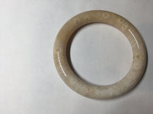 Load image into Gallery viewer, 52.8mm 100% natural beige yellow white round cut Coral Jade (珊瑚玉) bangle SY70
