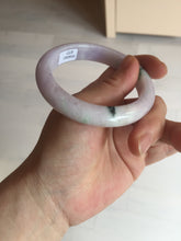 Load image into Gallery viewer, SOld! pleae don&#39;t order. Thanks. 55mm certified 100% natural type A sunny green/purple jadeite jade bangle BN86-8721
