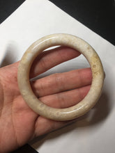 Load image into Gallery viewer, 52.8mm 100% natural beige yellow white round cut Coral Jade (珊瑚玉) bangle SY70
