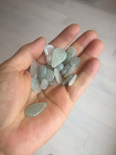 Load image into Gallery viewer, 100% Natural super icy watery sunflower seeds jadeite Jade beads pendant/earring suplies PC120 (Add on item. No sale individually)
