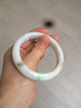 Load image into Gallery viewer, 57.8mm certified  100% natural sunny green/white jadeite jade bangle BF42-1471
