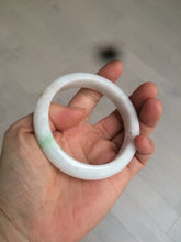 Load image into Gallery viewer, 57.8mm certified  100% natural sunny green/white jadeite jade bangle BF42-1471
