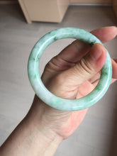 Load image into Gallery viewer, 卖了 56mm certified 100% natural type A sunny green round cut jadeite jade bangle AD116-6633
