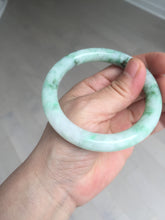 Load image into Gallery viewer, 卖了 56mm certified 100% natural type A sunny green round cut jadeite jade bangle AD116-6633
