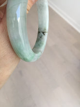 Load image into Gallery viewer, 61.5 mm certified type A 100% Natural oily light green/white/purple chubby Jadeite Jade bangle BM17-2786
