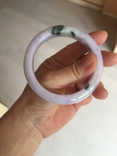 Load image into Gallery viewer, 55.5mm certified 100% natural type A sunny green/purple jadeite jade bangle BN88-8714
