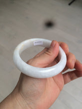 Load image into Gallery viewer, 57.5mm certified 100% natural type A white jadeite jade bangle BF41-1467
