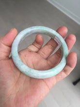 Load image into Gallery viewer, 59mm Certified Type A 100% Natural sunny green purple Jadeite Jade bangle BP40-1180
