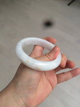 Load image into Gallery viewer, 57.5mm certified 100% natural type A white jadeite jade bangle BF41-1467
